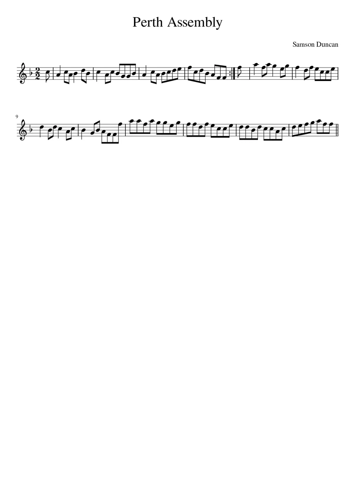 Perth Assembly - Page 1