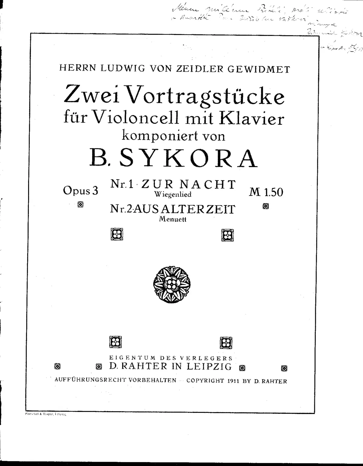 2 Vortragstücke - Page 1