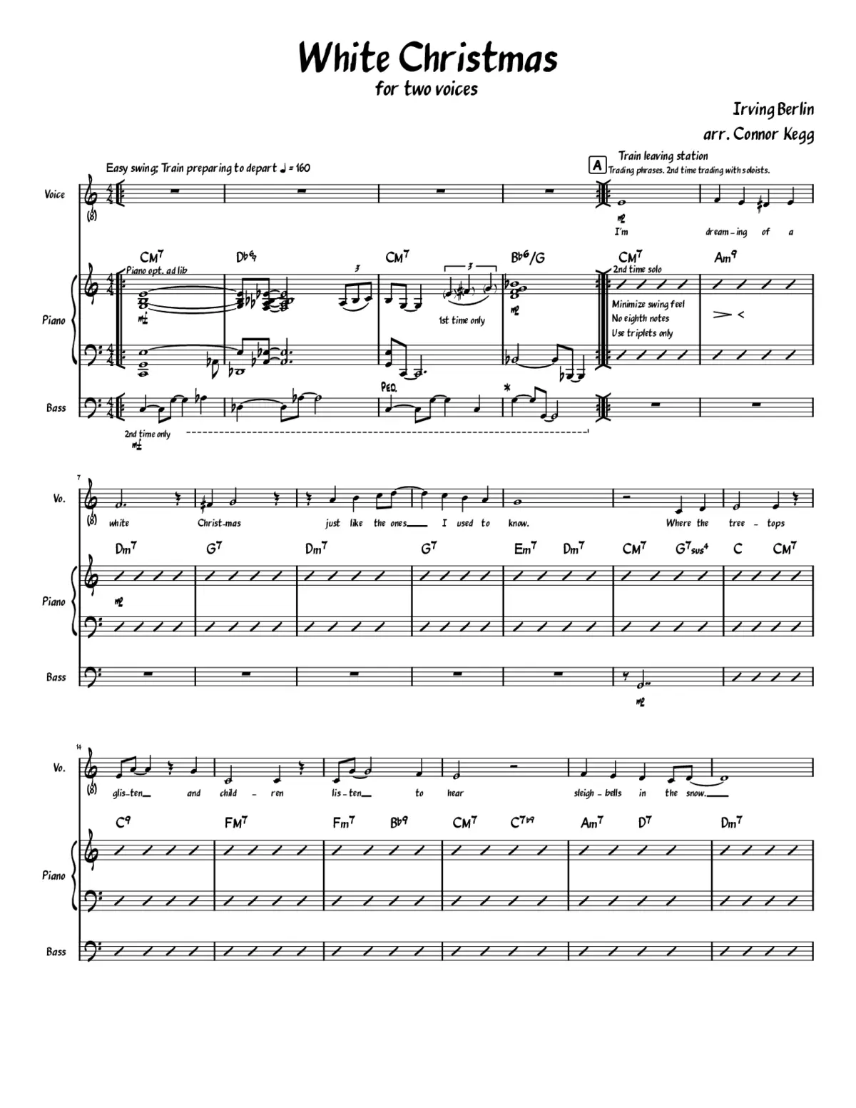 White Christmas Duet - Page 1