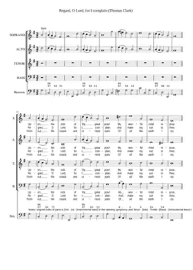 Regard O Lord for I complain