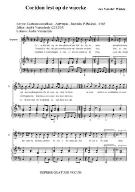 Coridon lest op de waecke