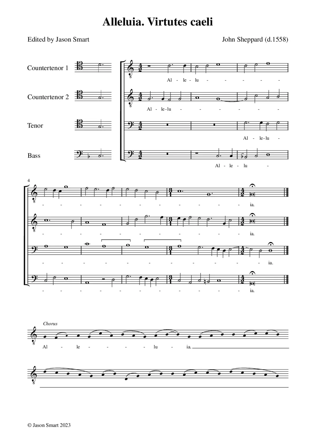 Alleluia. Virtutes caeli - Page 1