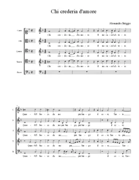 Chi crederia d'amore