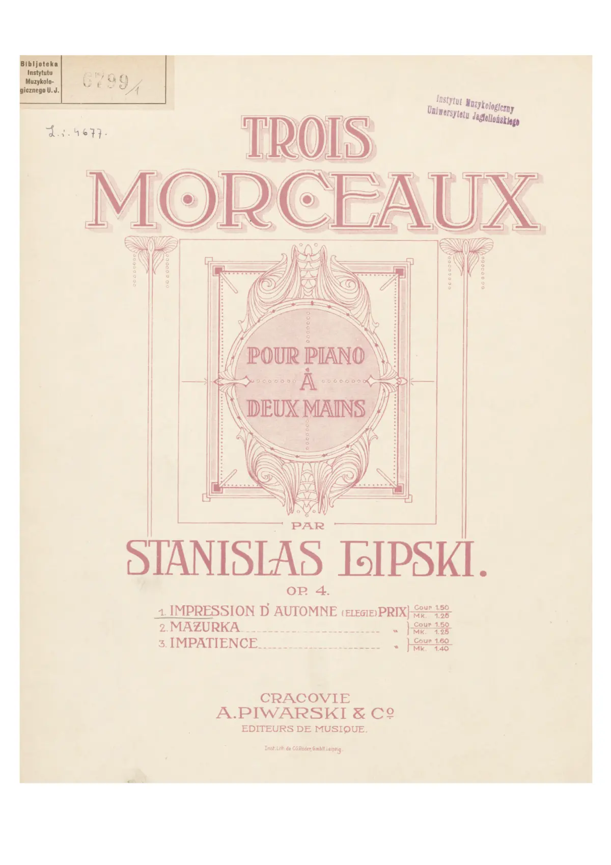 3 Morceaux - Page 1