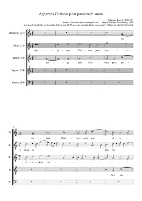 Apparens Christus post passionem suam