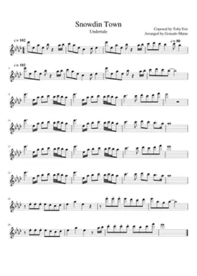 undertale - snowdin town