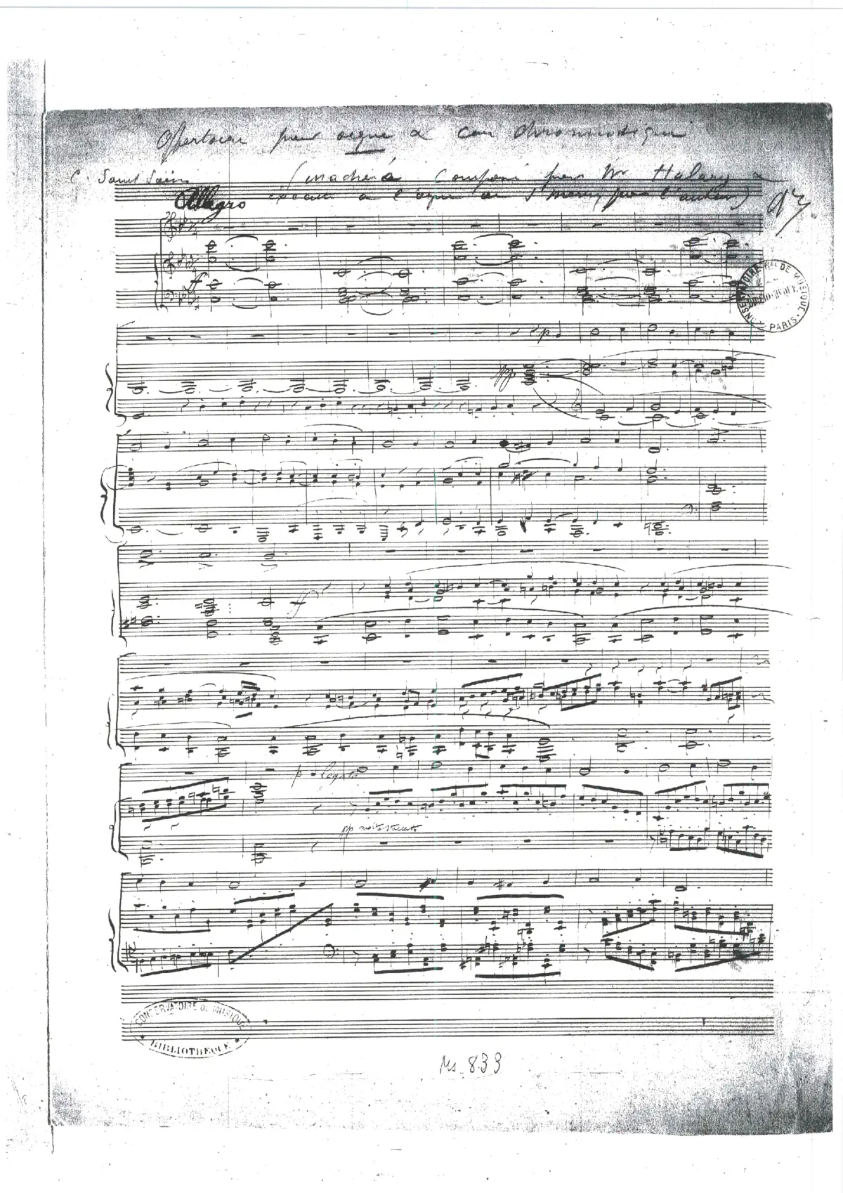 Offertoire pour orgue et cor chromatique - Page 1