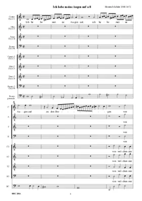 Ich hebe meine Augen auf (Psalm 121), SWV 31