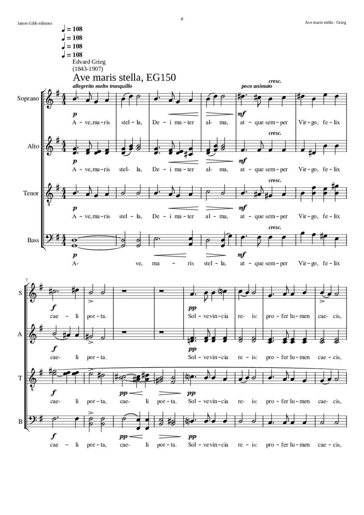 Ave maris stella - Page 1