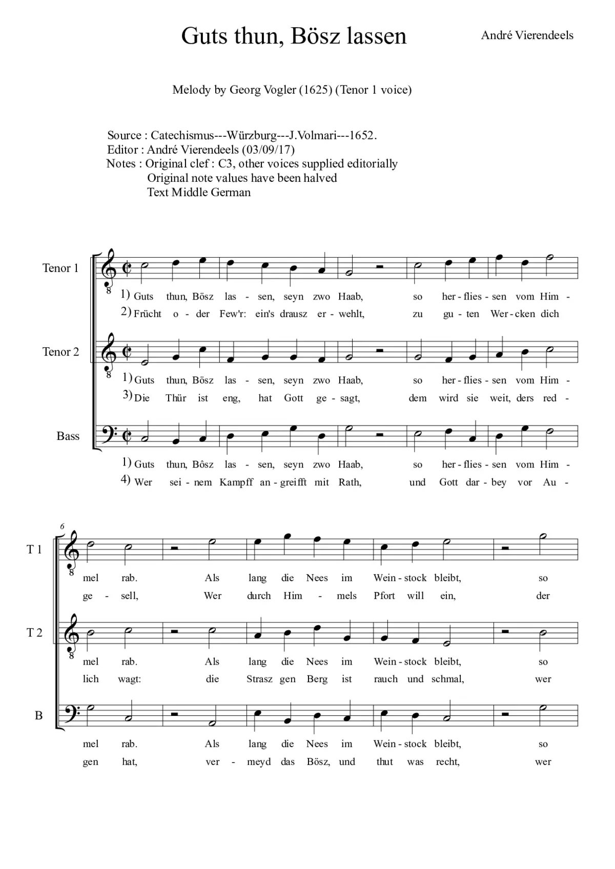 Guts thun, Bösz lassen - Page 1