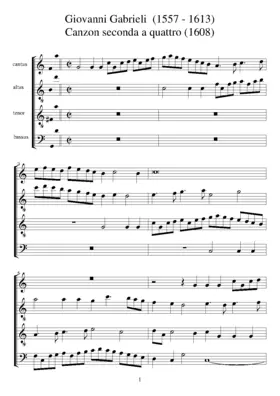 Canzon II