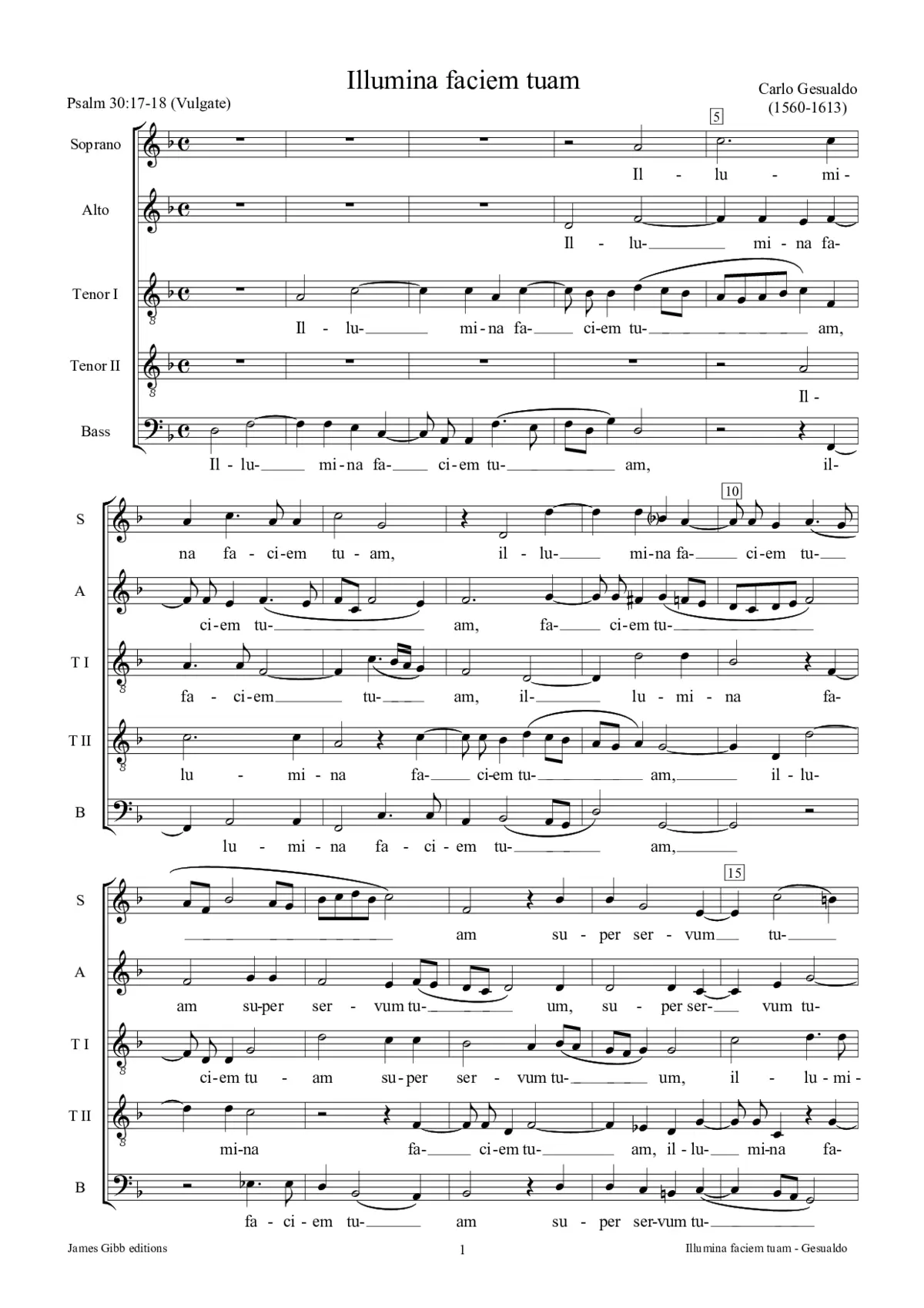 Illumina faciem tuam - Page 1