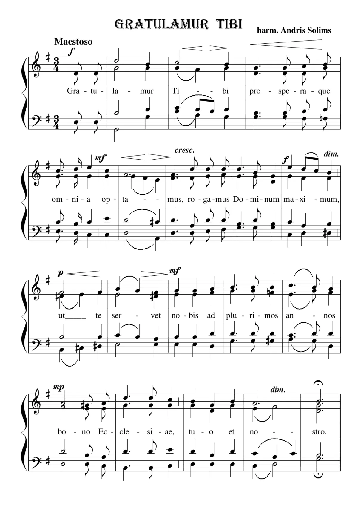 Gratulamur Tibi - Page 1