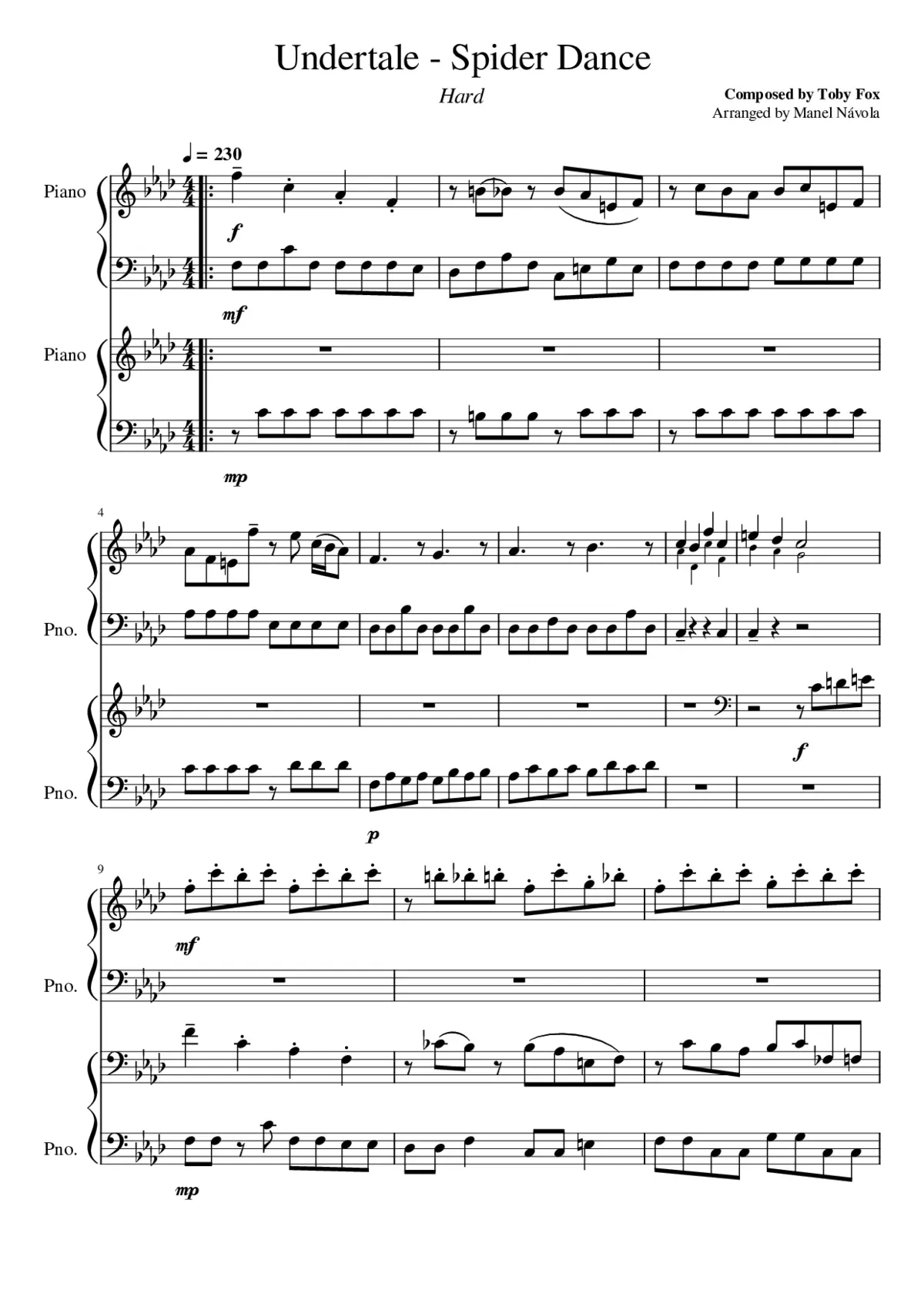 Spider Dance - Page 1