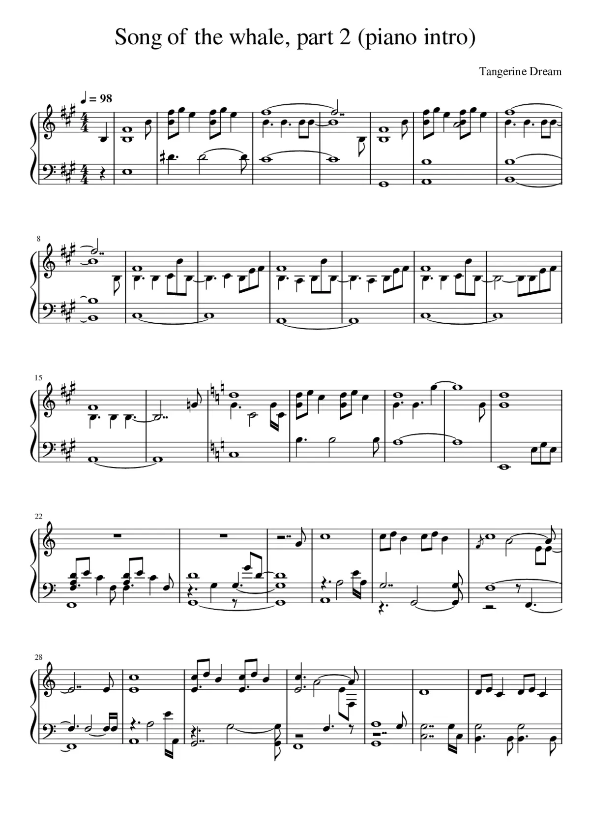 Song of the whale part 2 - Page 1