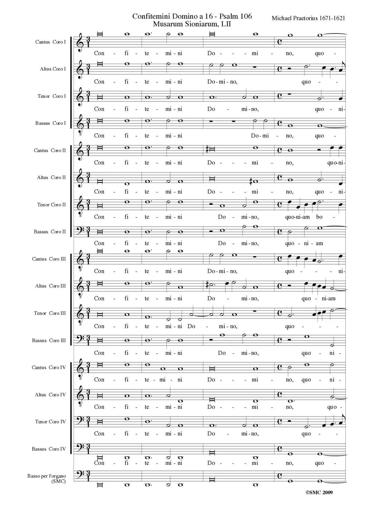Confitemini Domino a 16 - Page 1