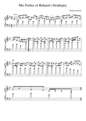 Mrs Forbes of Boharm's Strathspey