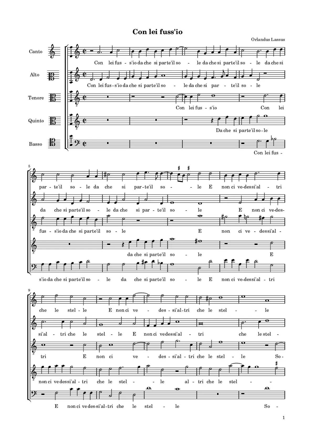 Con lei foss'io - Page 1