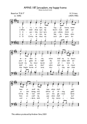 Jerusalem, my happy home