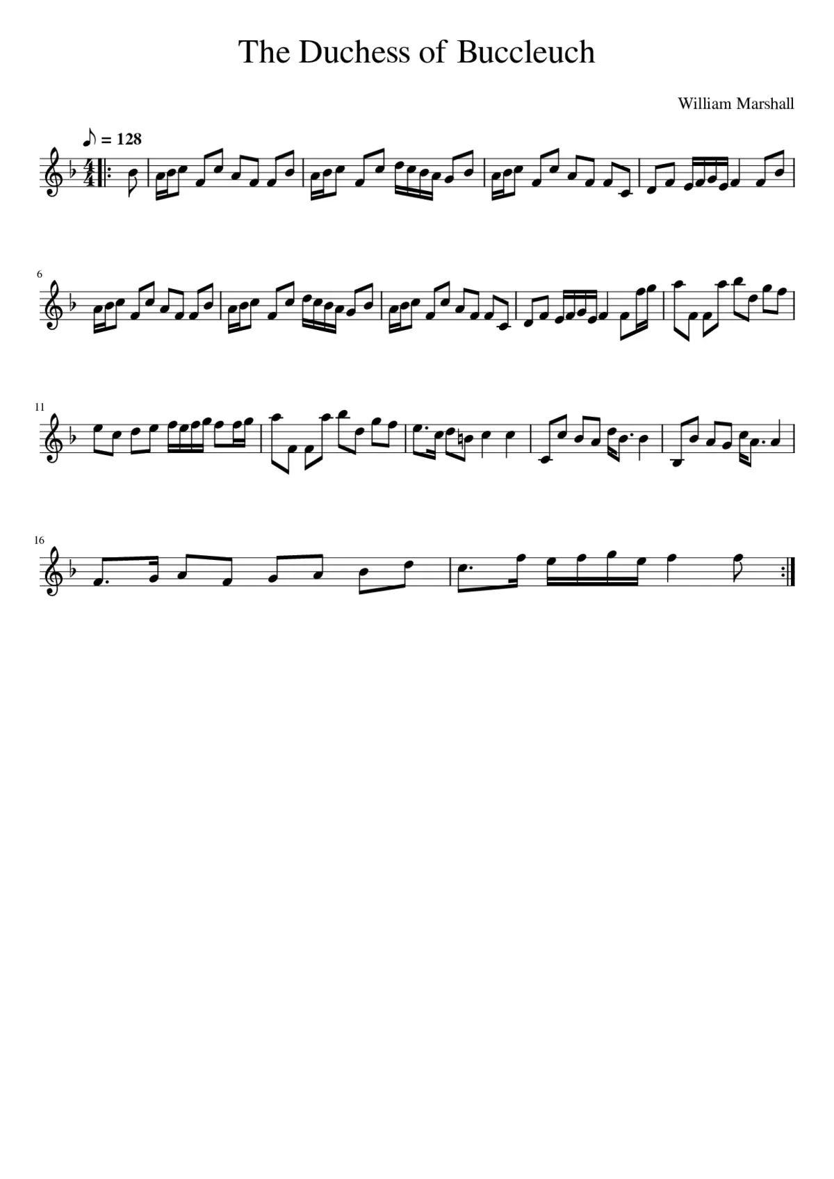 the Duchess of Buccleuch - Page 1