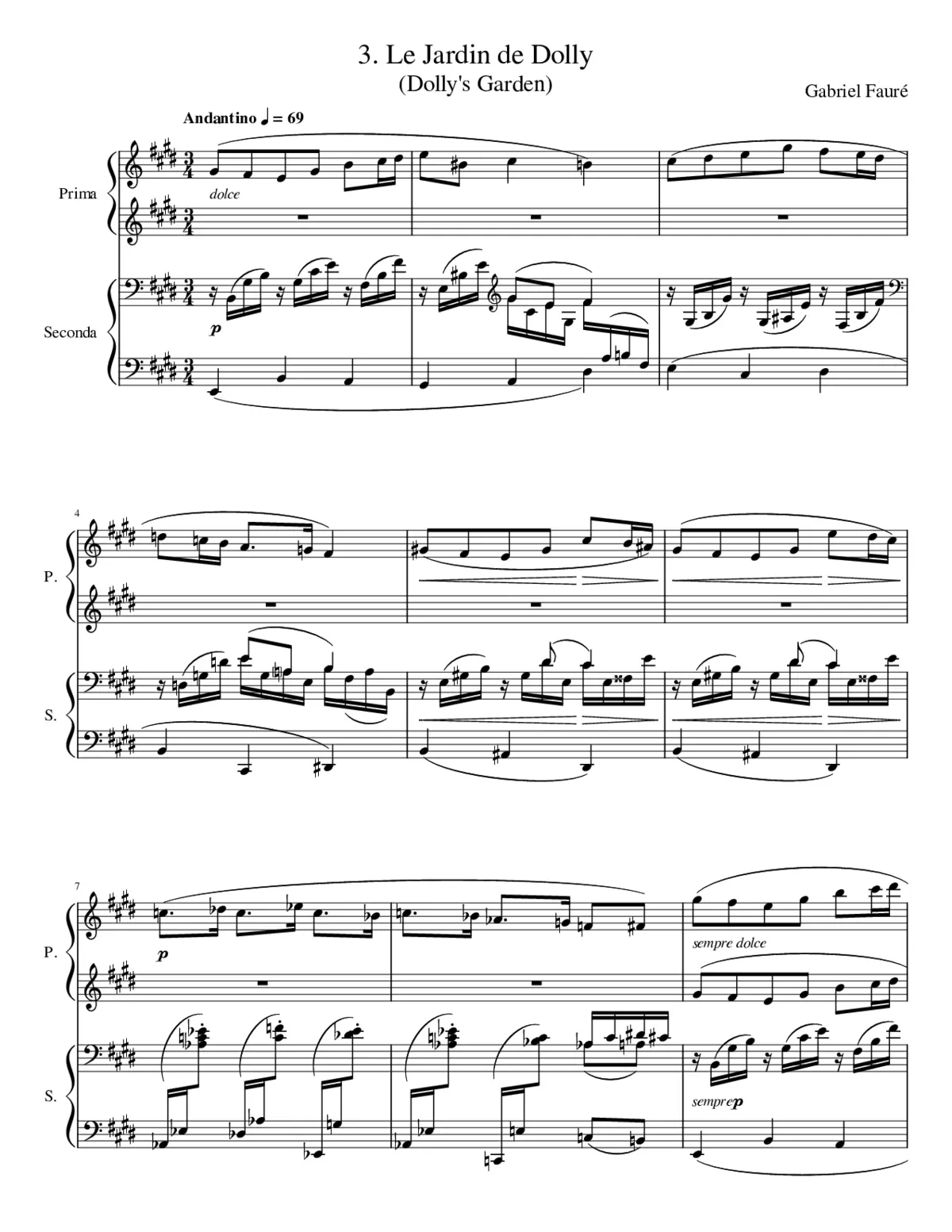 Dolly Suite Op.56 - Page 1