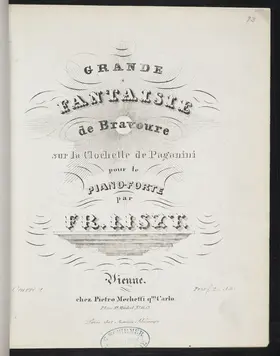 Grande fantasie di bravura sur La clochette