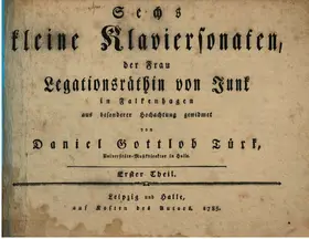 18 Kleine Klaviersonaten