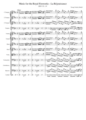 Music for the Royal Fireworks HWV 351