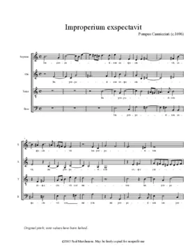 Improperium exspectavit