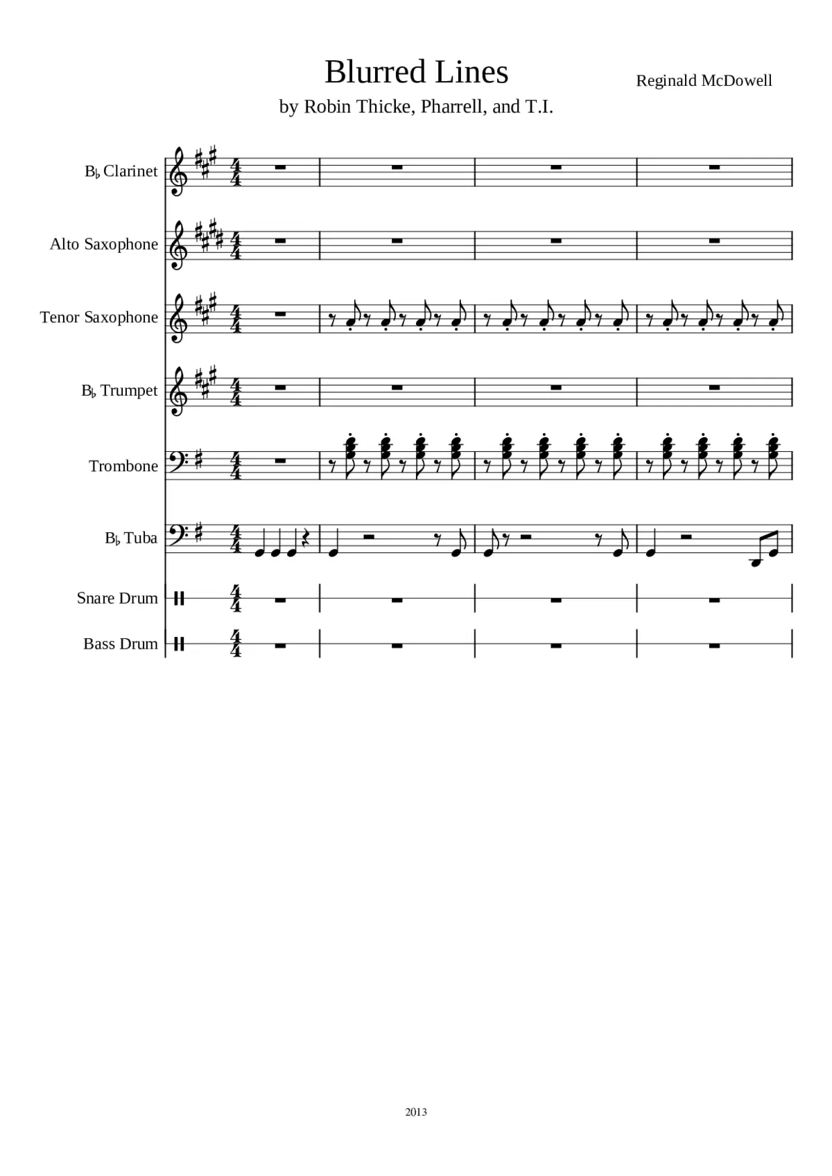 blurred lines - Page 1