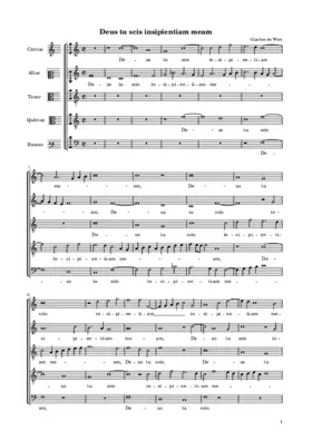 Deus tu scis insipientiam meam