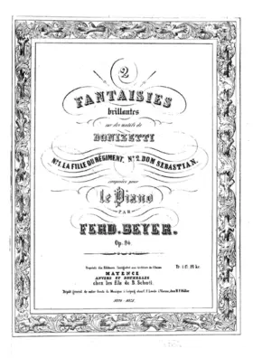 2 Fantaisies brillantes sur des motifs de Donizetti