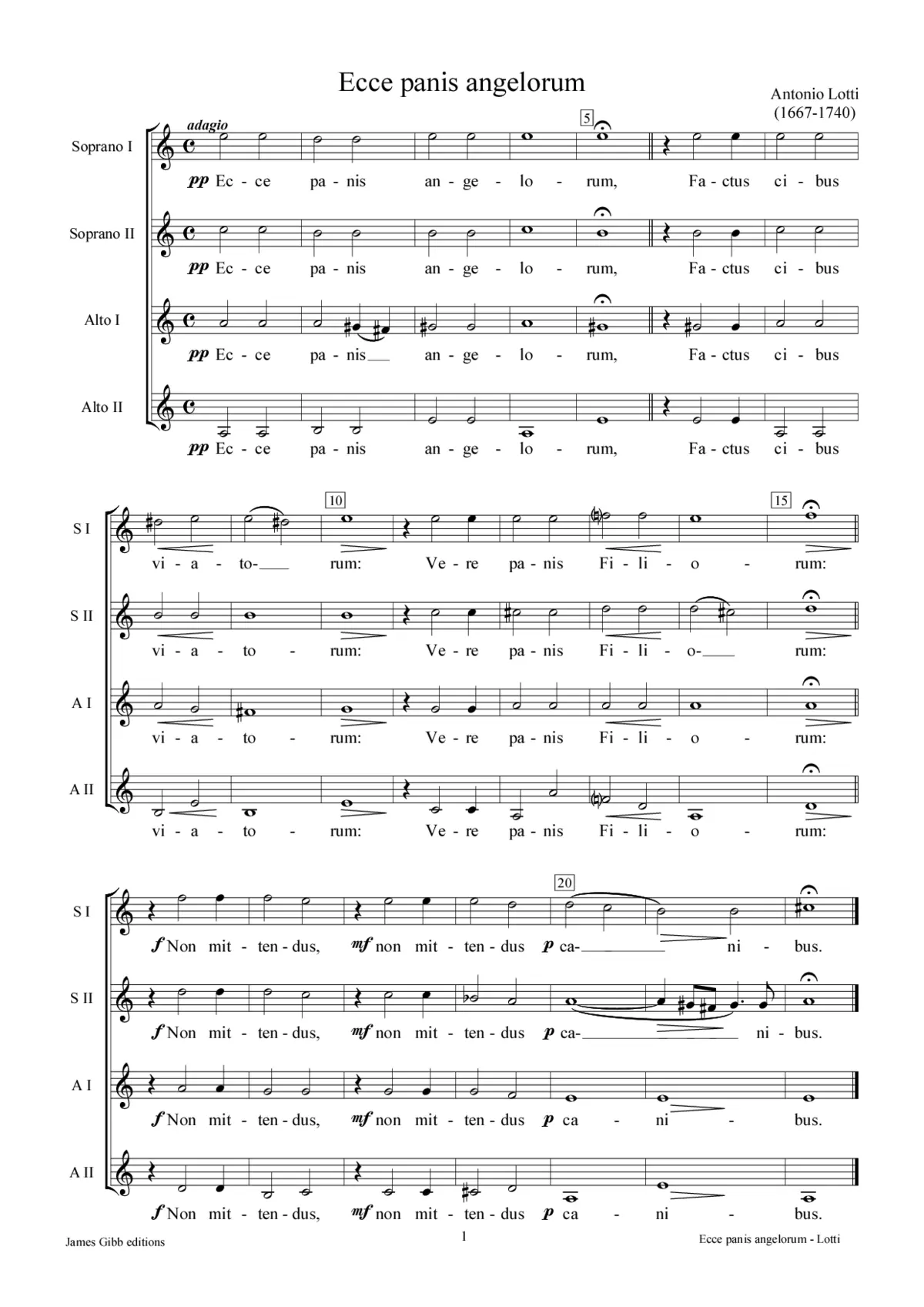 Ecce panis - Page 1
