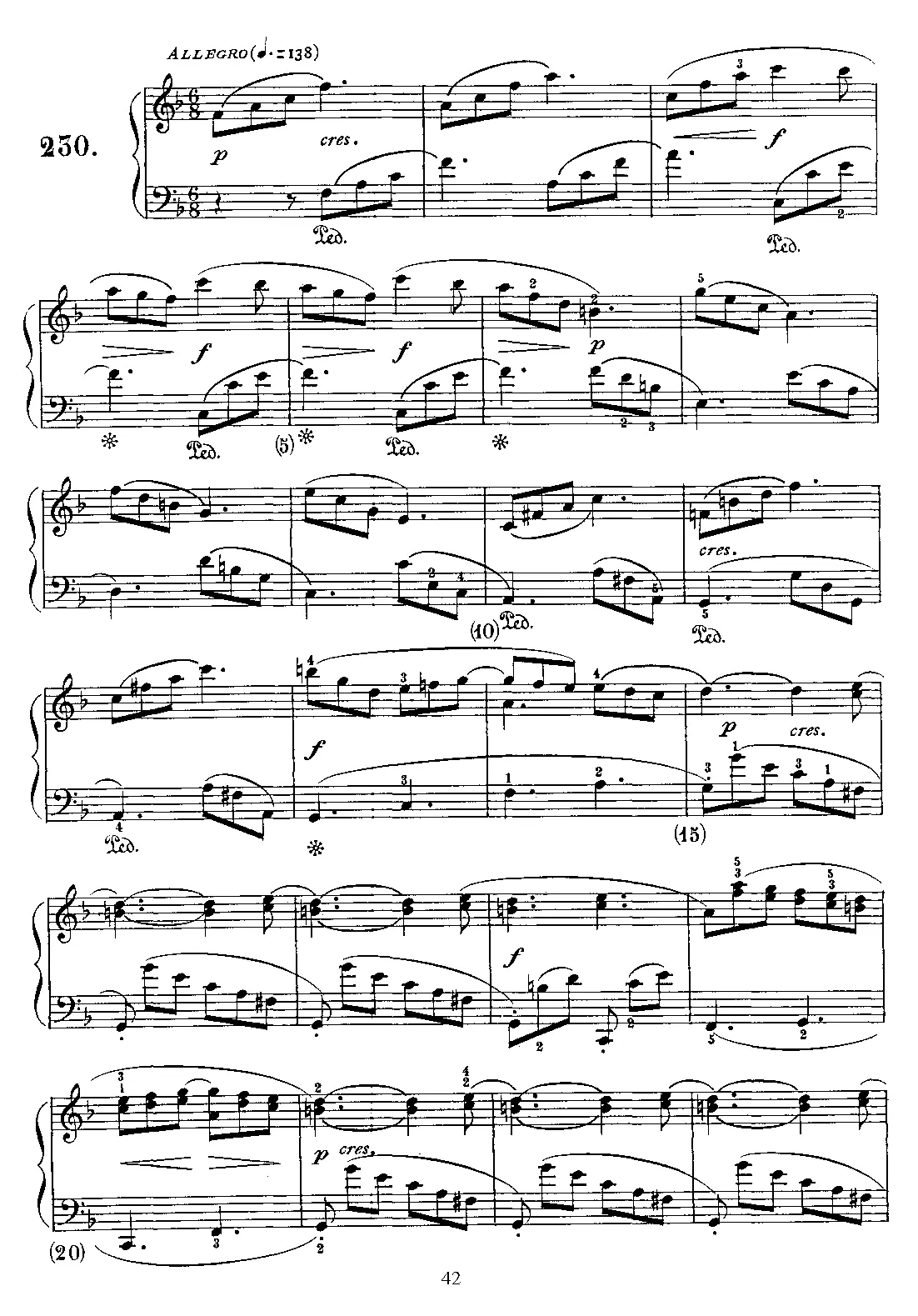 Keyboard Sonata in F major - Page 1
