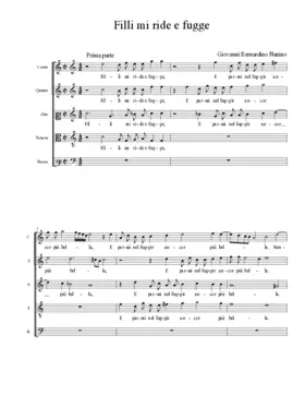 Filli mi ride e fugge