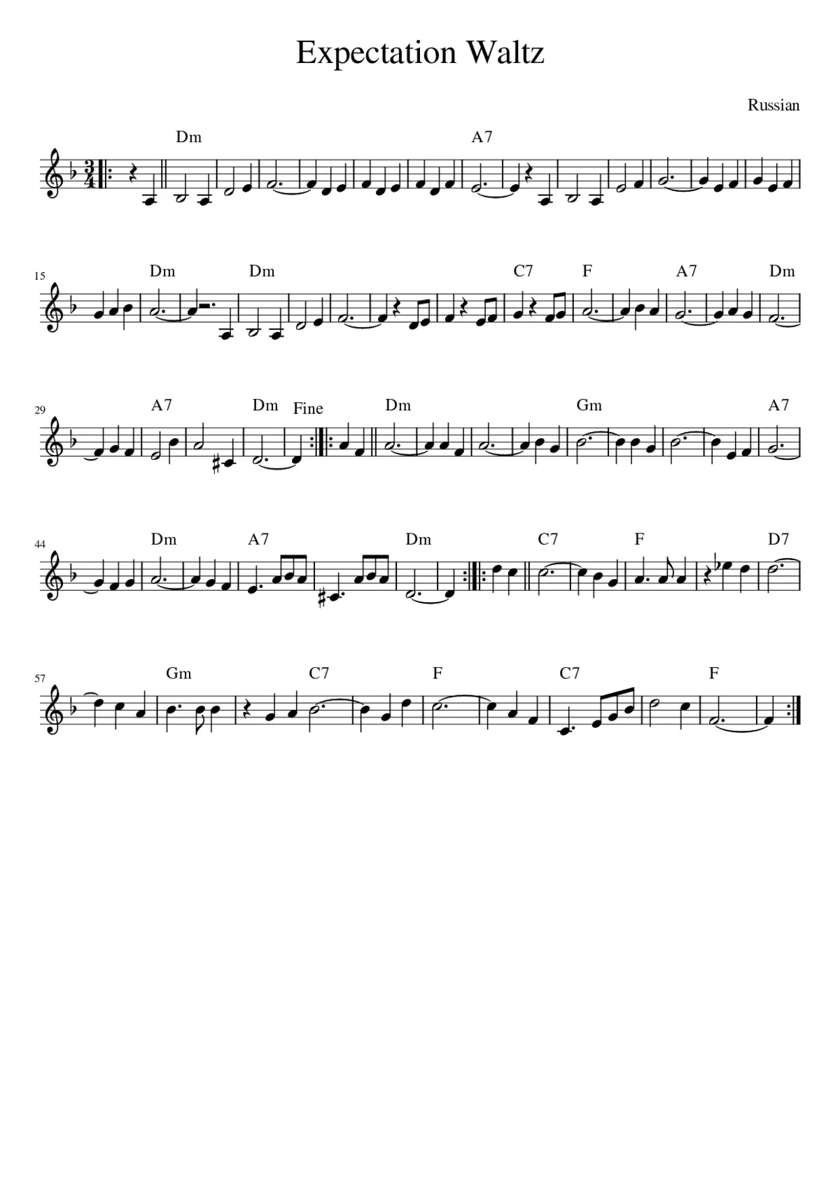 Expectation Waltz - Page 1