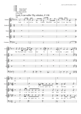 Lord I can suffer thy rebukes Z 105