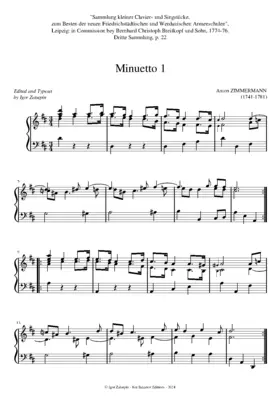 2 Menuets in D major