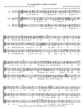 La verginella è simil'a la rosa