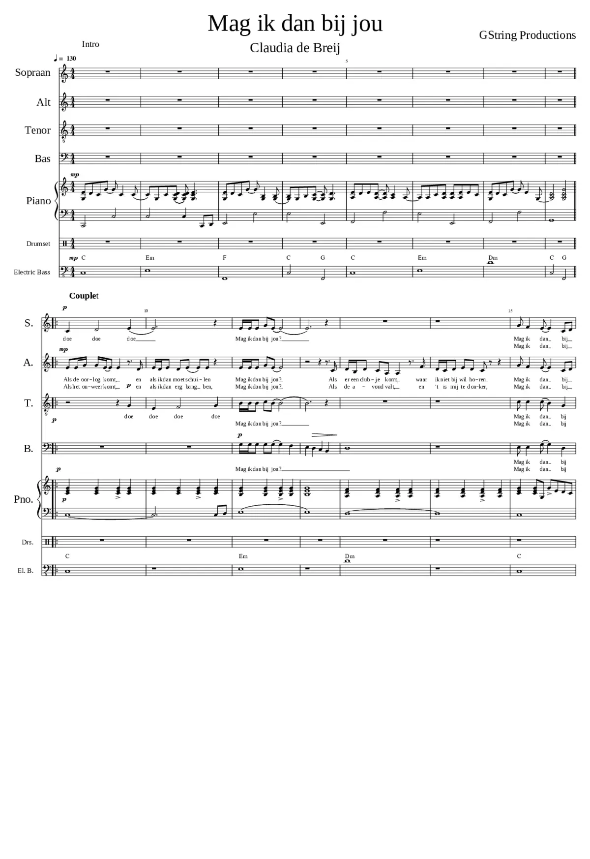 mag ik dan bij jou - Page 1