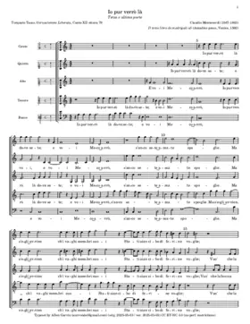 Io pur verrò là dove sete