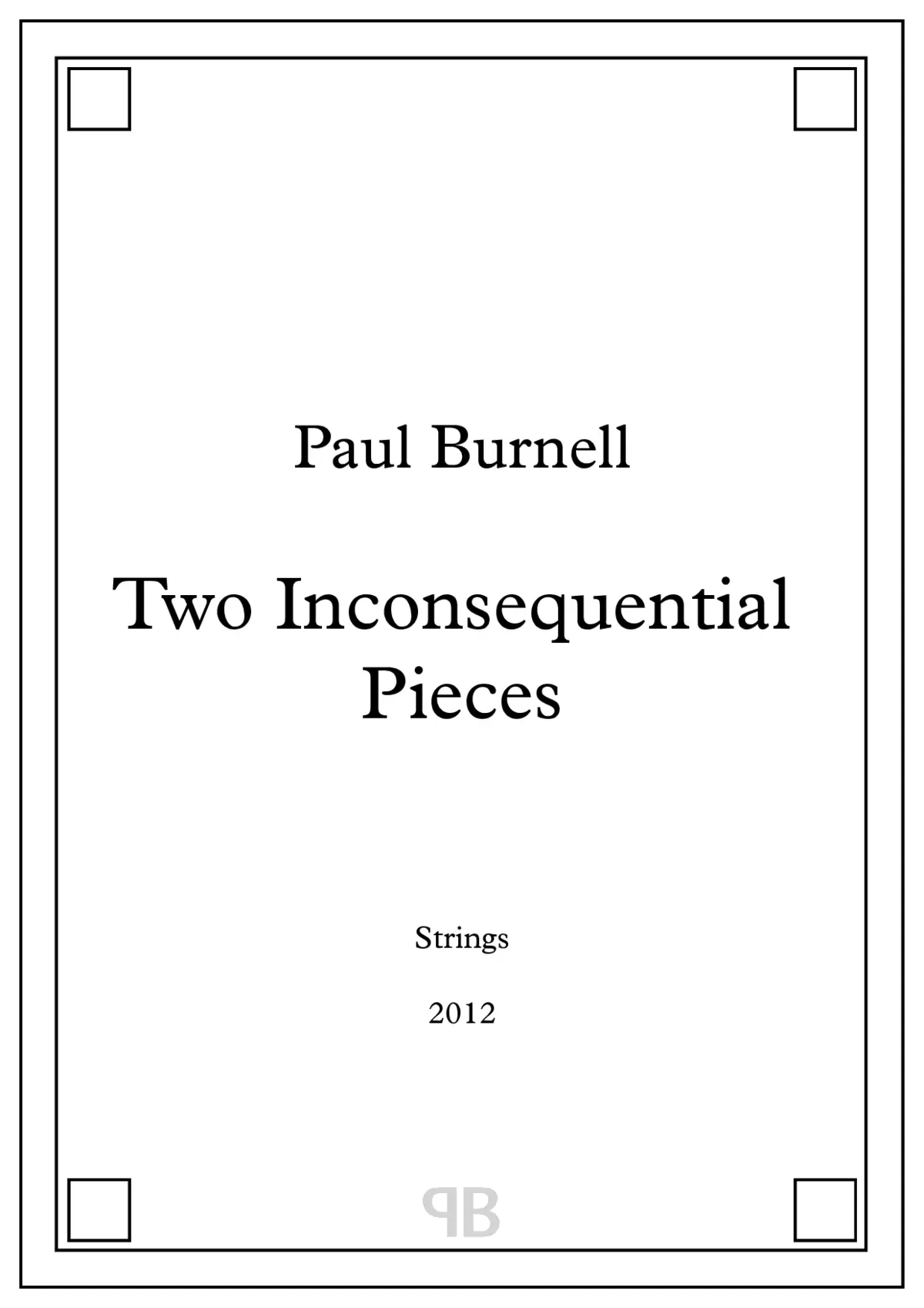 2 Inconsequential Pieces - Page 1