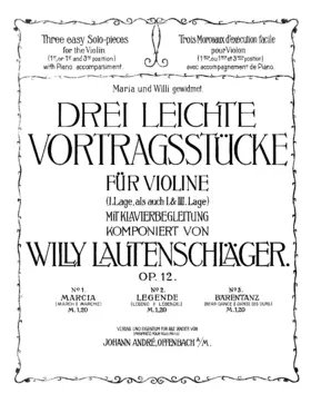 3 Leichte Vortragsstücke
