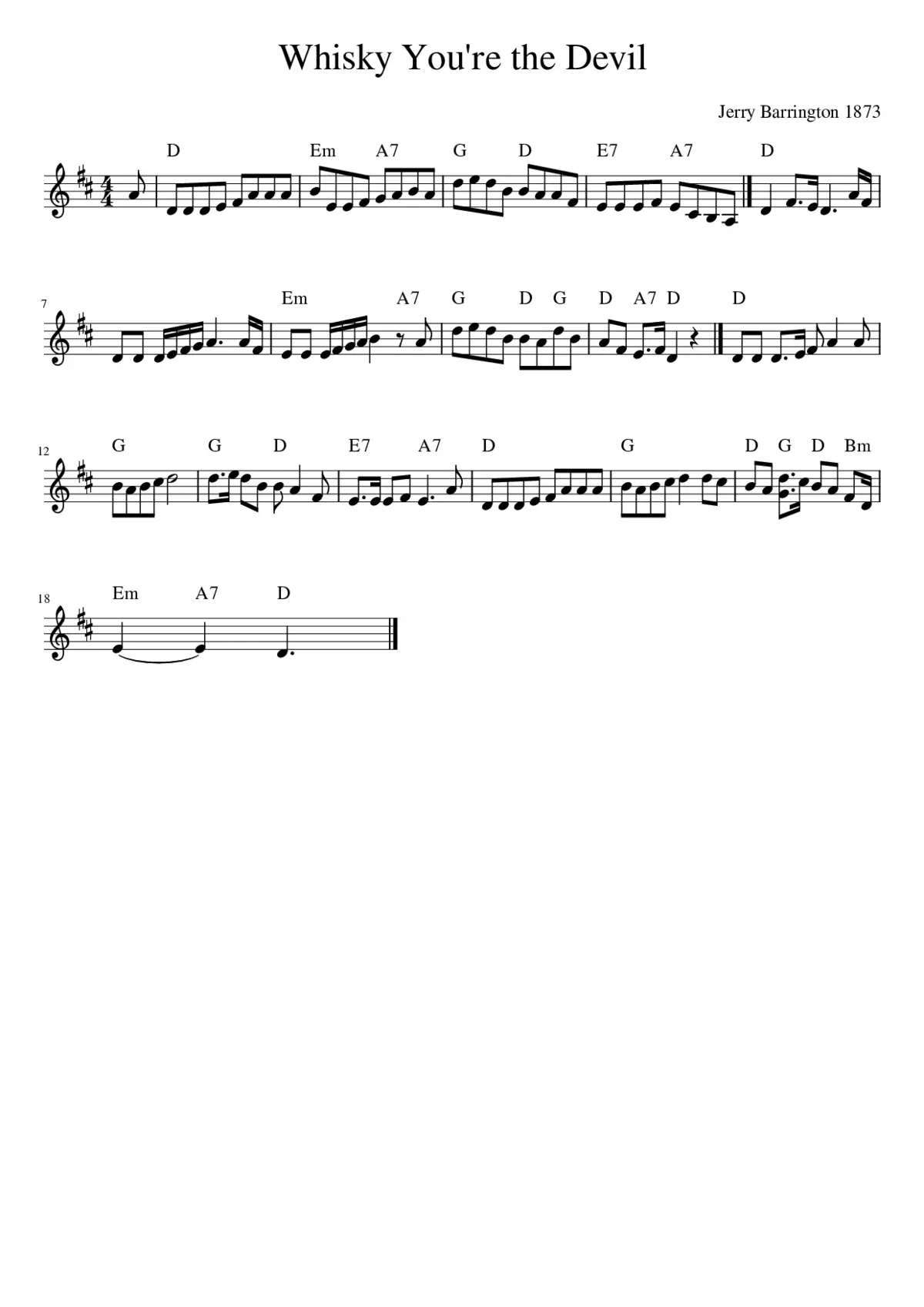 Whiskey You're the Devil - Page 1