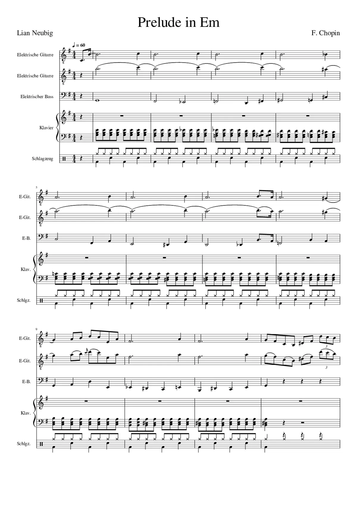 Preludes Op.28 - Page 1