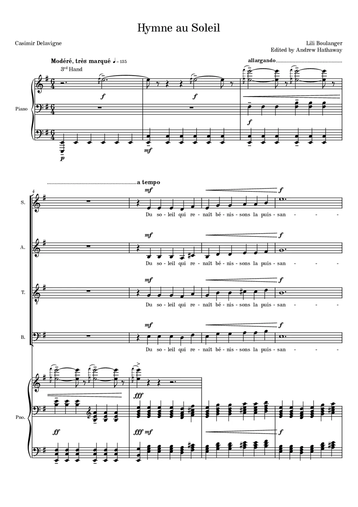 Hymne au Soleil - Page 1