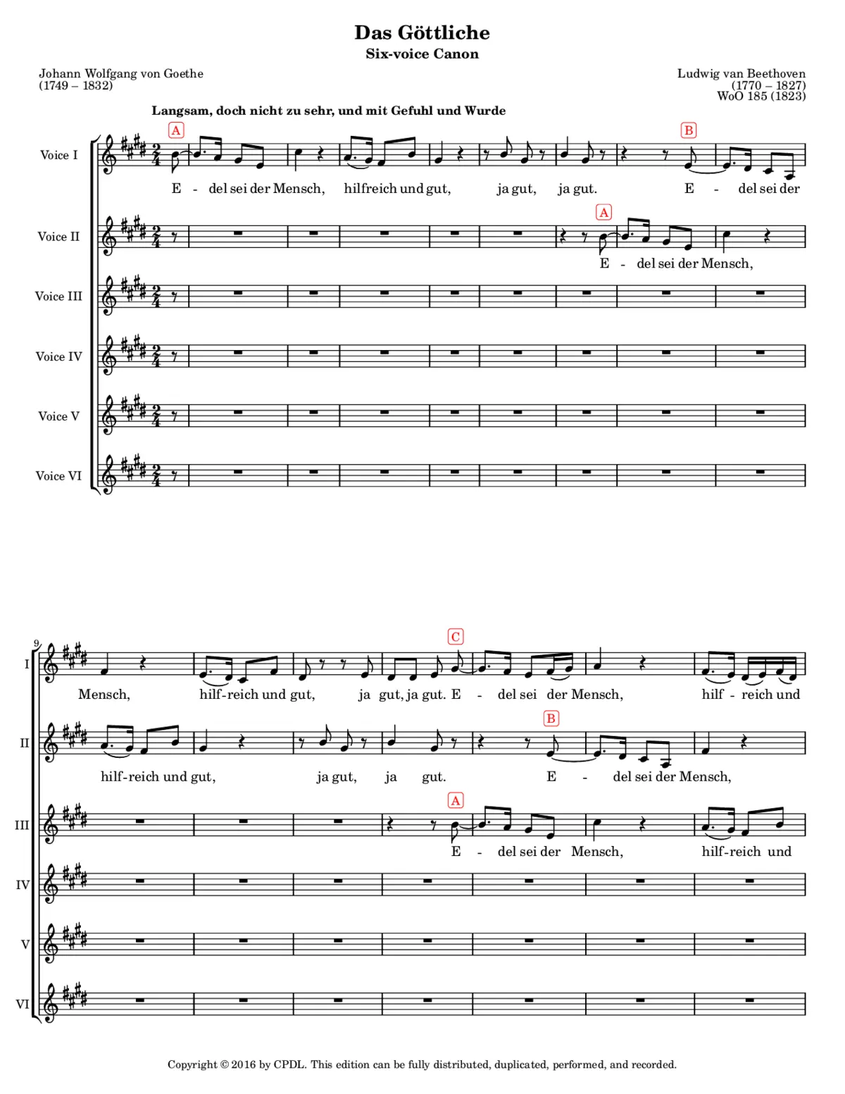 Das Göttliche - Page 1