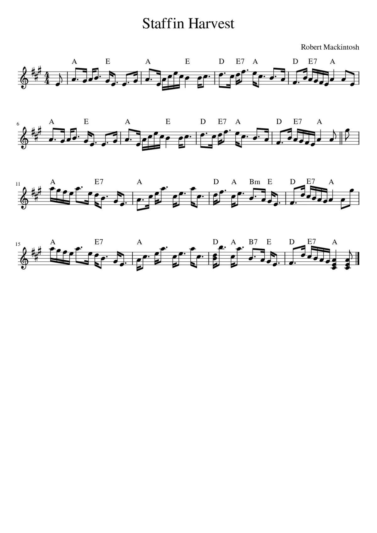 Staffin Harvest - Page 1