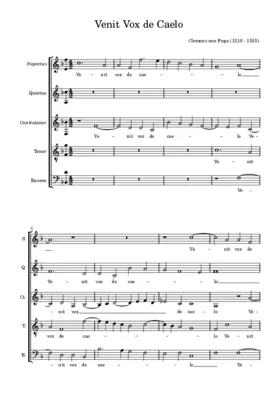Venit vox de caelo