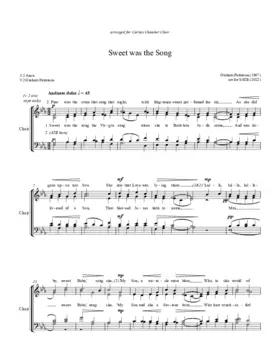 Sweet was the song the Virgin sang